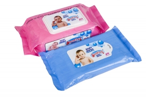 Absorbant Soft Spunlace Nonwoven Fabric Material Baby Wet Wipes