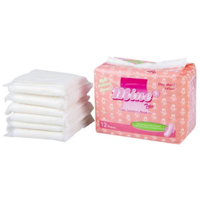 Antibactérien 240mm Day Use Perforated Sanitary Pads