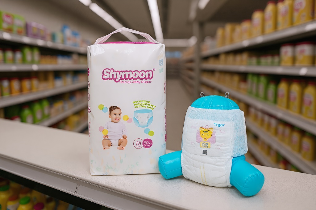 Tirez les couches pour bébés